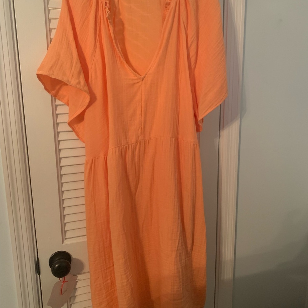 Flowy Orange Dress